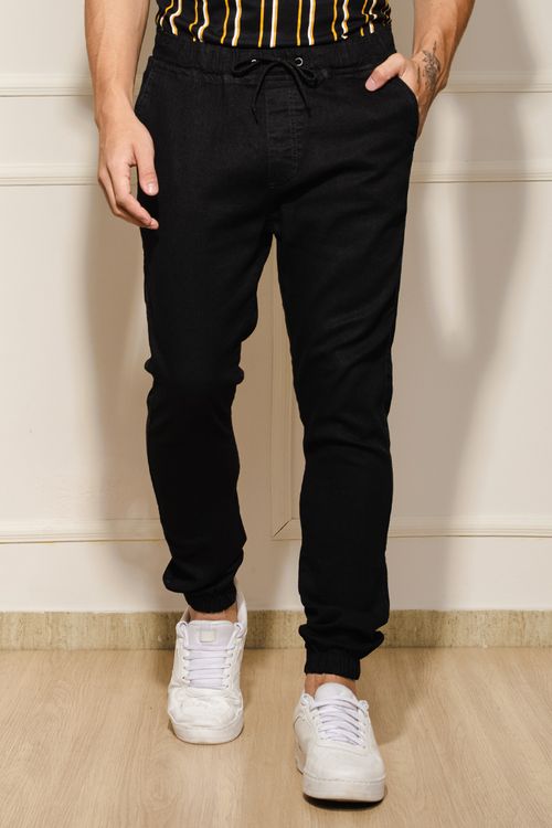 Calça Masculina Jogger - Preto