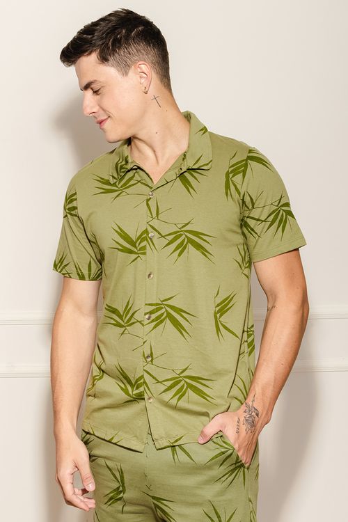 Camisa Masculina Floral