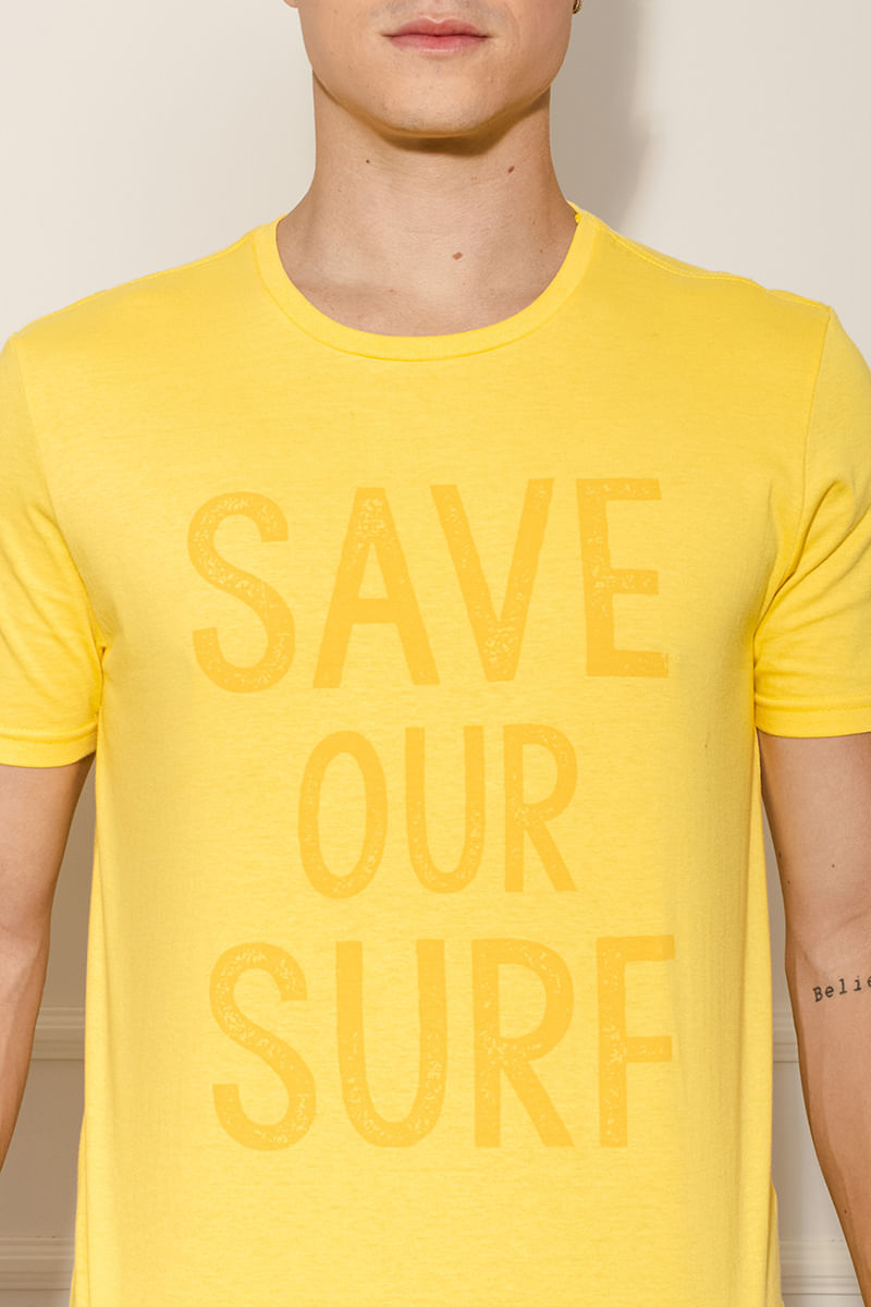 Camiseta-Masculina-Save-Our-Surf---Amarelo