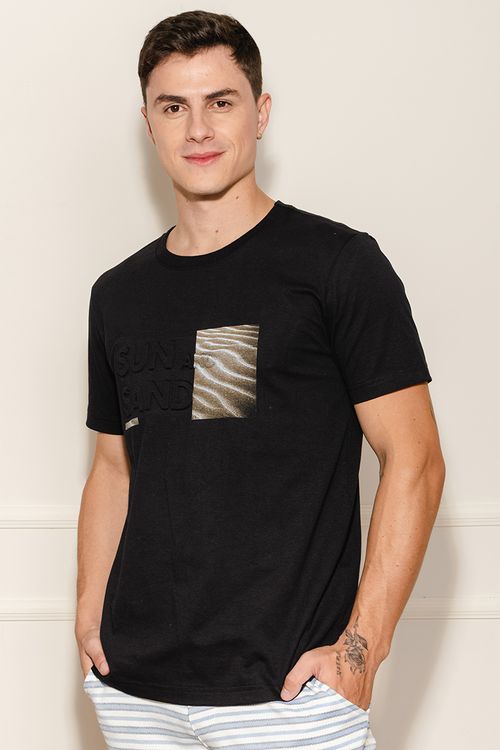 Camiseta Masculina Embosse Sun Sand