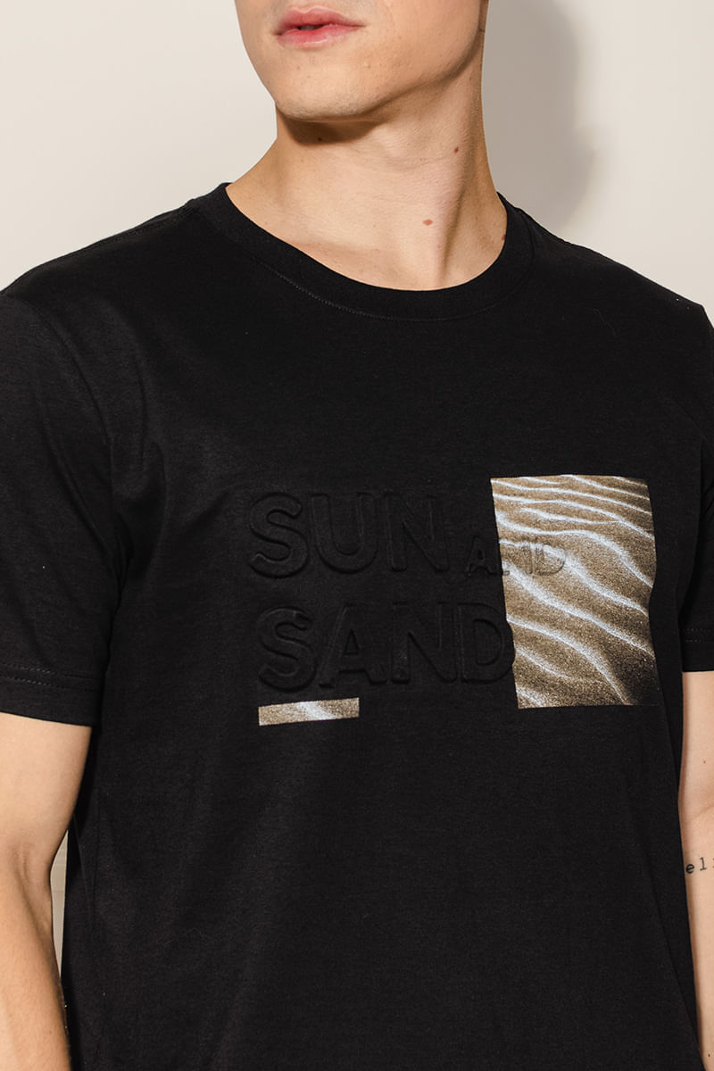 Camiseta-Masculina-Embosse-Sun-Sand-