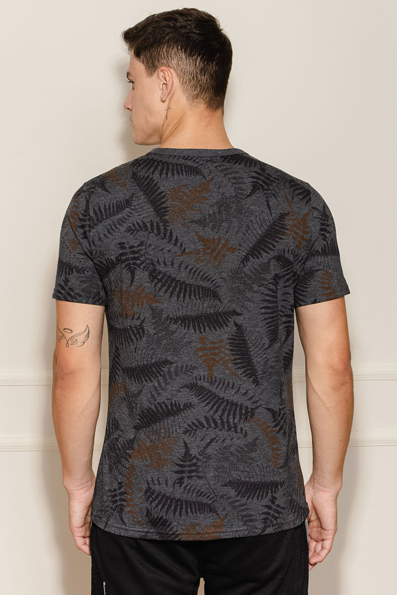 Camiseta-Masculina-Folhagens