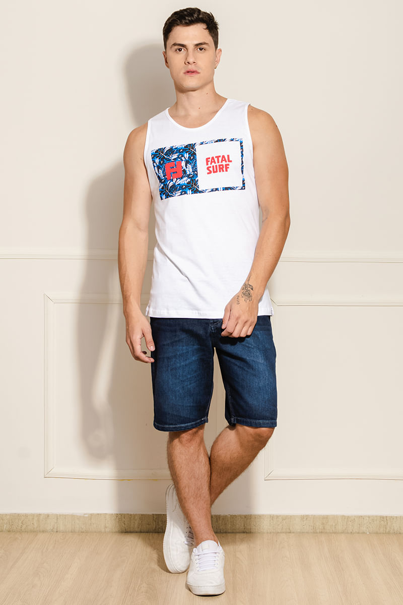 Bermuda-Masculina-Jeans-Estonada---Azul