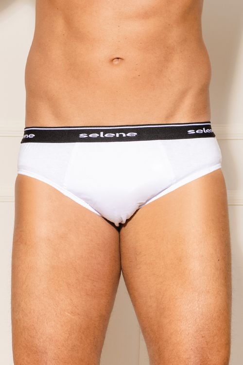 Kit 3 Cuecas Slip Sem Costura Selene