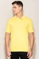 Camisa-Polo-Masculina-com-Bolso---Amarelo