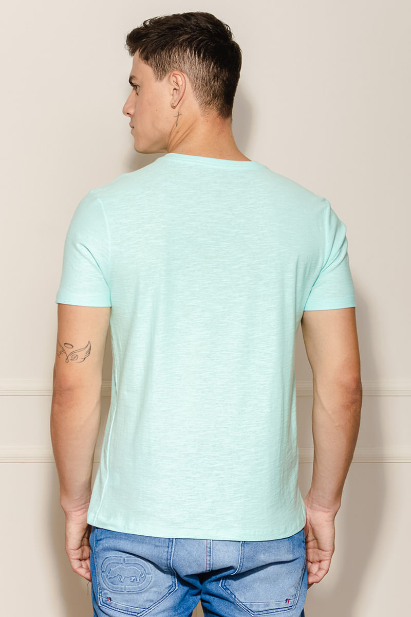 Camiseta-Masculina-Com-Bolso---Azul