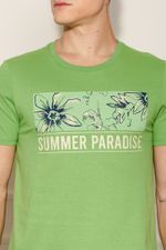 Camiseta-Masculina-Summer-Paradise---Verde