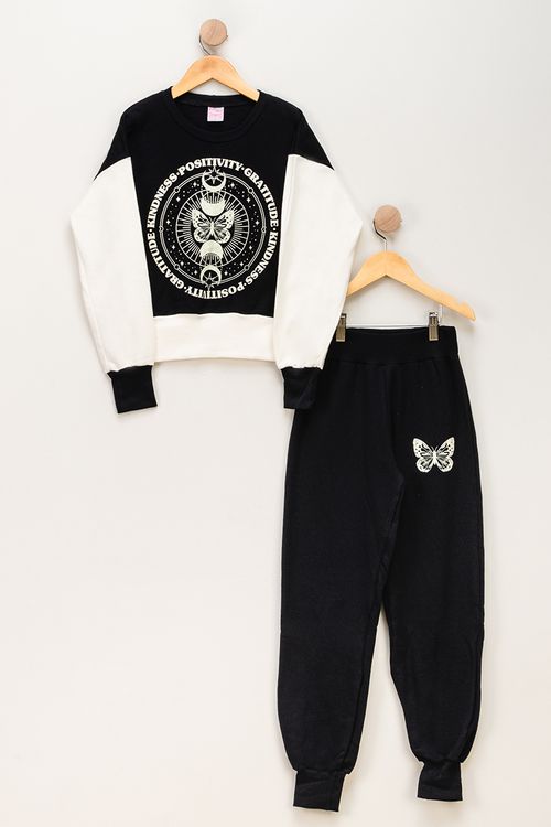 Conjunto Menina Juvenil Positivity