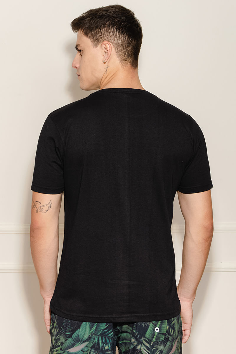 Camiseta-Masculina-Logotipo-Metalizado