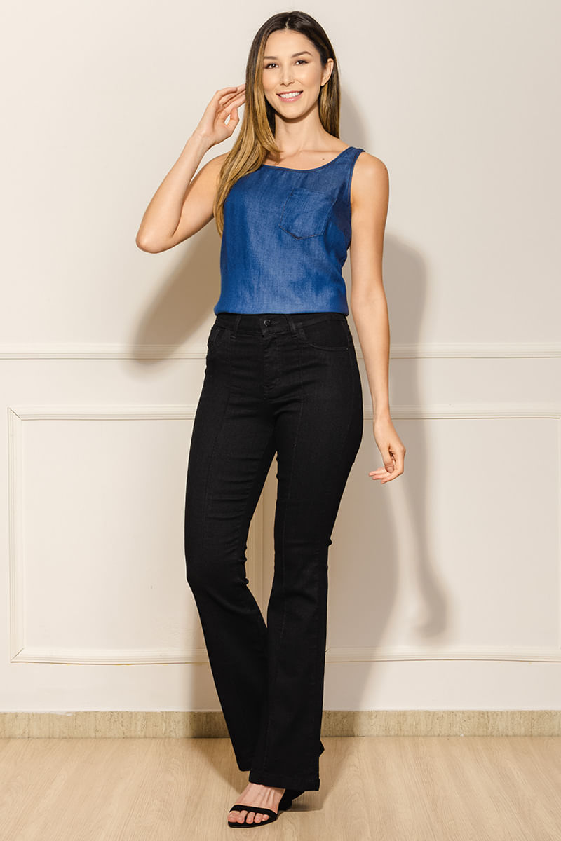 Regata-Feminina-com-Bolso---Azul