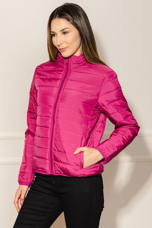 Jaqueta Puffer Feminina - Rosa
