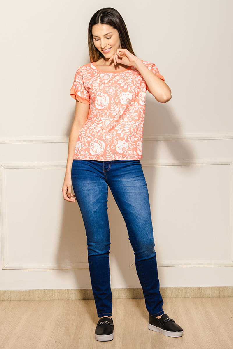 Calca-Feminina-Jeans-Skinny---Azul