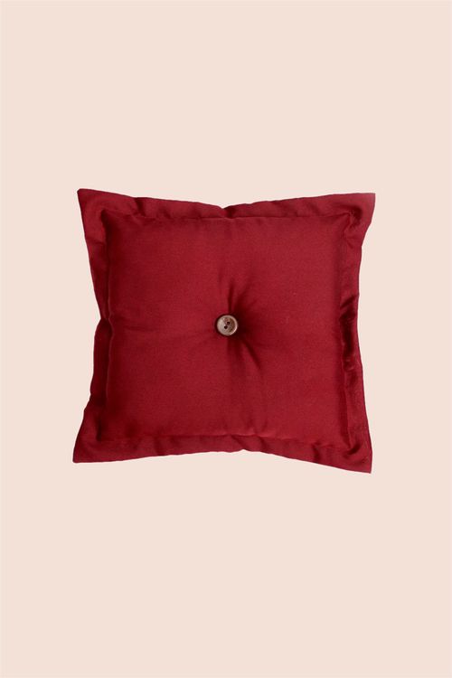 Almofada Oxford Artesanal - Vermelho