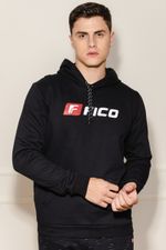 Jaqueta-Masculina-Moletom-Logotipo---Preto
