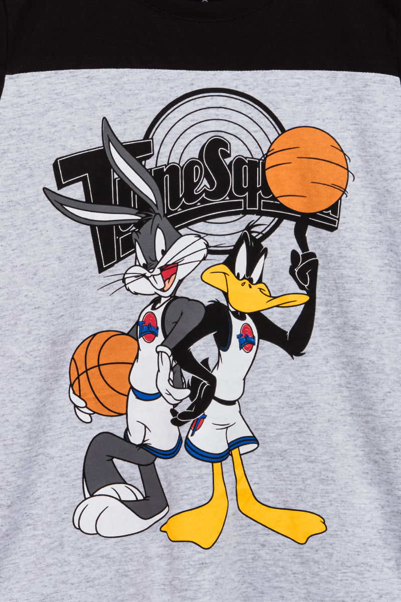 Camiseta-Juvenil-Masculino-Space-Jam---Preto