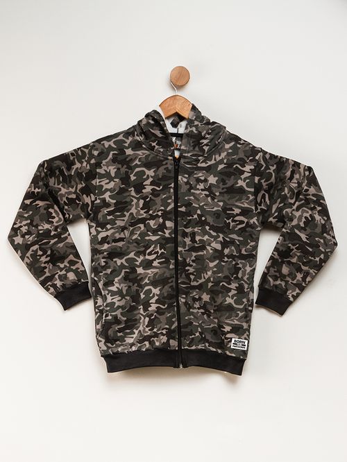 Jaqueta Juvenil Masculina Camuflagem