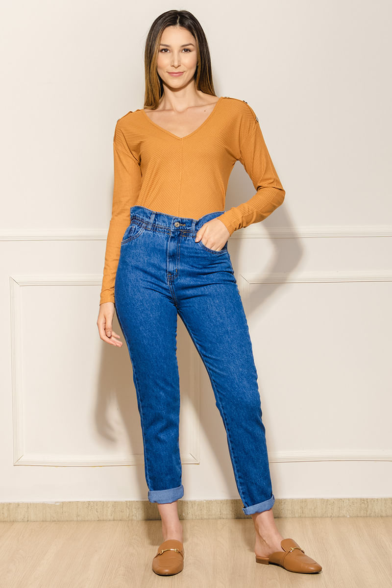 Calca-Feminina-Jeans-Clochard---Azul