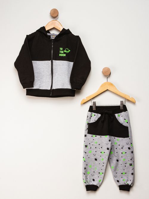 Conjunto Infantil Moletom Espaco