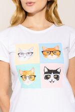 Camiseta-Feminina-Gatinhos---Branco
