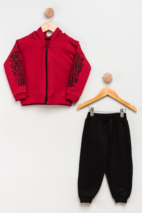 Conjunto Infantil Masculino Moletom Monstro