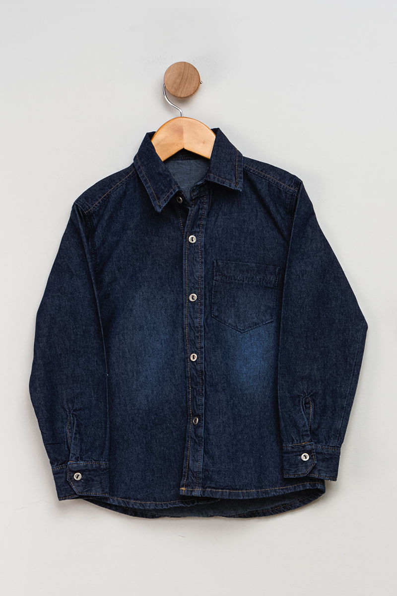 Camisa-Infantil-Masculino-Jeans---Azul