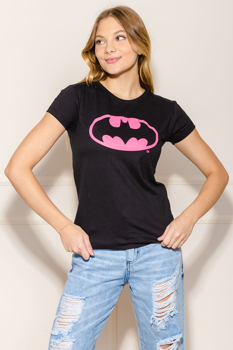 Camiseta-Feminina-Batman---Preto
