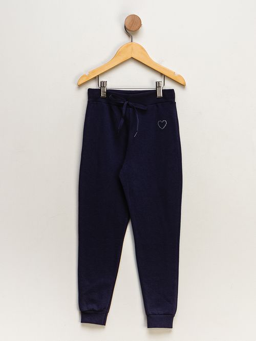 Calca Infantil Masculino Moletom - Azul