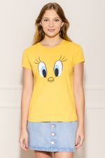 Camiseta-Feminina-Piu-Piu---Amarelo