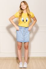 Camiseta-Feminina-Piu-Piu---Amarelo