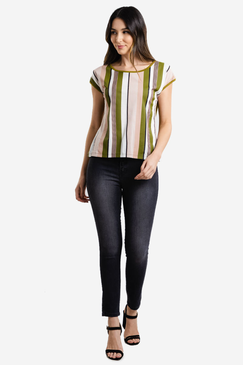 Blusa-Feminina-Listrada---Verde