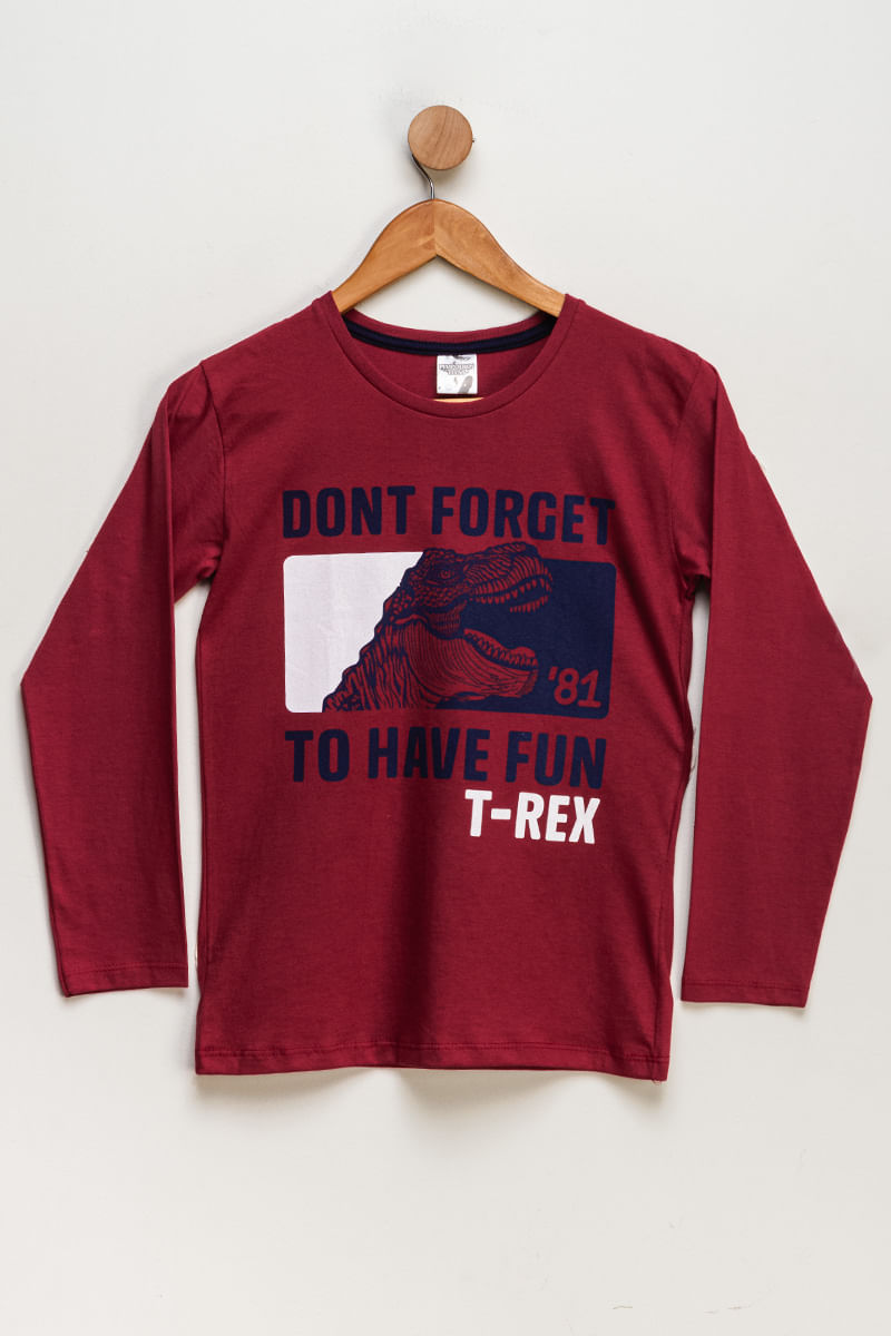 Camiseta-Juvenil-Masculino-Dino-Rex---Vermelho