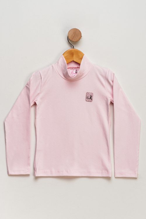 Blusa Infantil Feminina Gola Alta