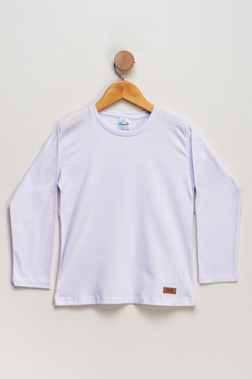 Camiseta Infantil Masculino Liso - Branco