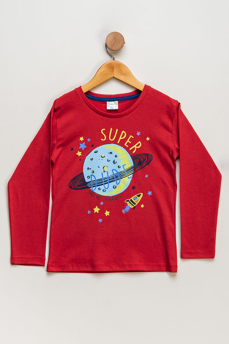 Camiseta-Infantil-Masculino-Planeta---Vermelho