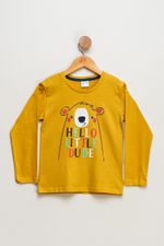 Camiseta-Infantil-Masculino-Urso---Amarelo