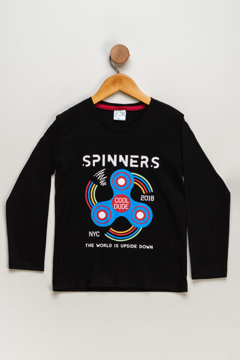 Camiseta-Infantil-Masculino-Spinner---Preto
