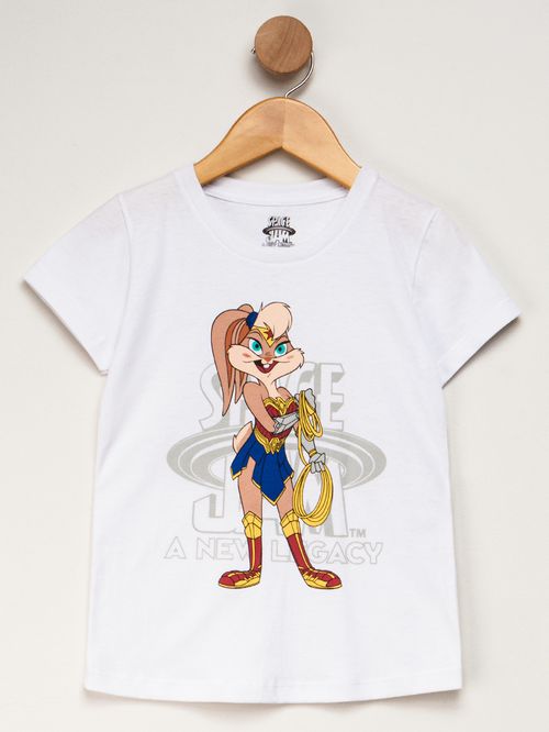 Camiseta Infantil Feminina Lola  - Branca
