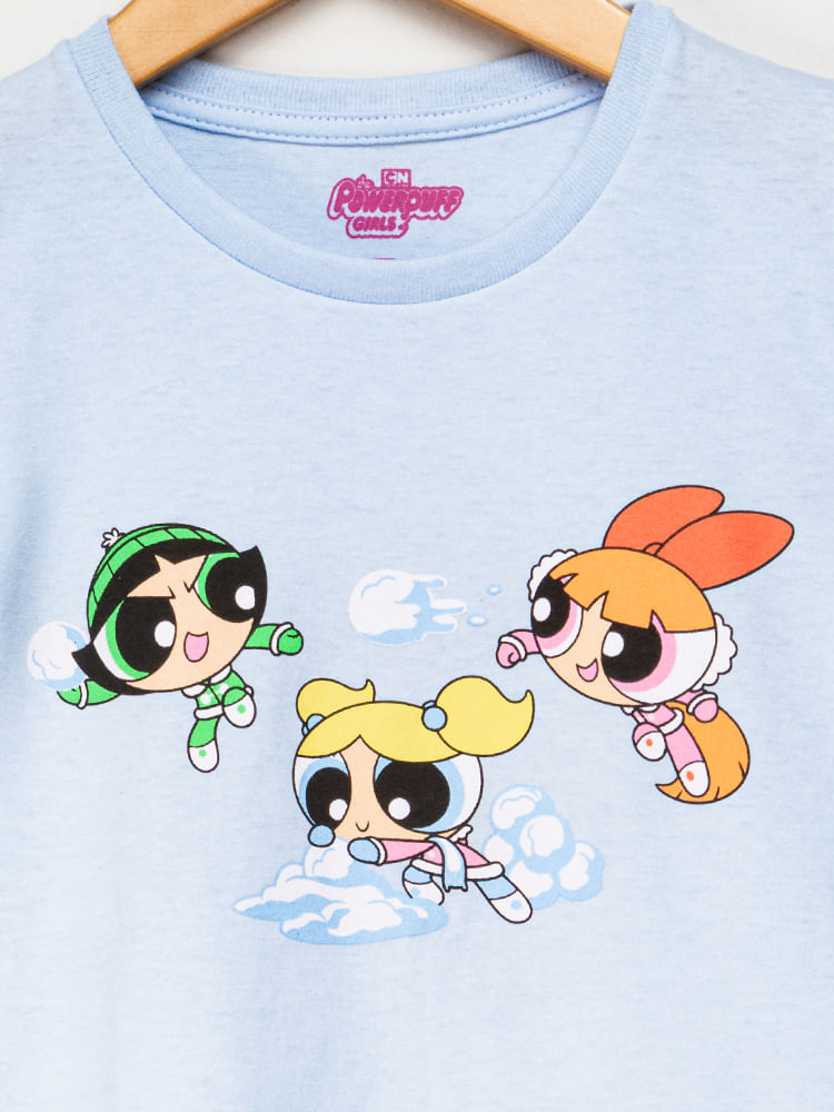 Camiseta Camisa Menina Super Poderosa Desenho Menina Kids