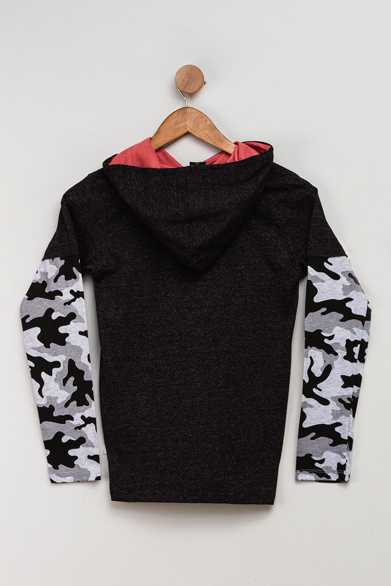 Jaqueta-Juvenil-Masculina-Moletom---Preta