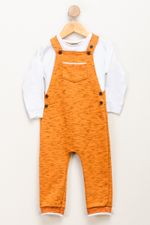 Conjunto-Infantil-Masculino-Jardineira---Laranja