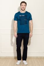 Camiseta-Masculina-New-York---Azul