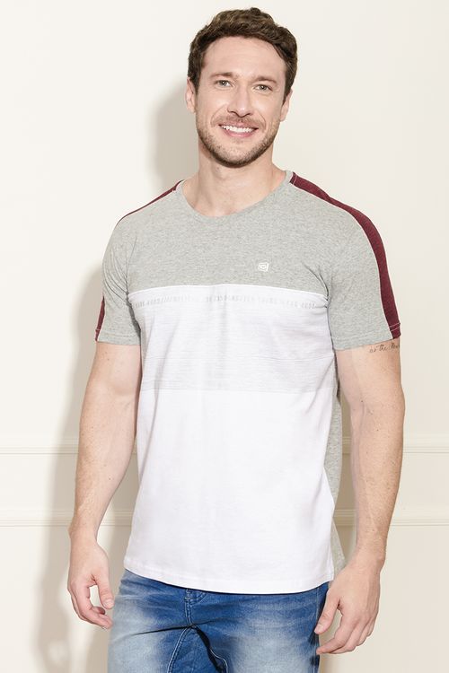 Camiseta Masculina Recortes Gangster