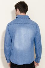 Camisa-Masculina-Jeans---Azul
