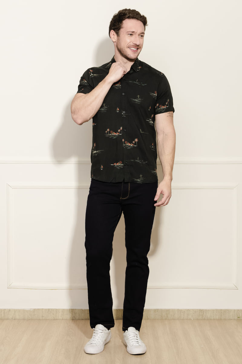 Camisa-Masculina-Estampada
