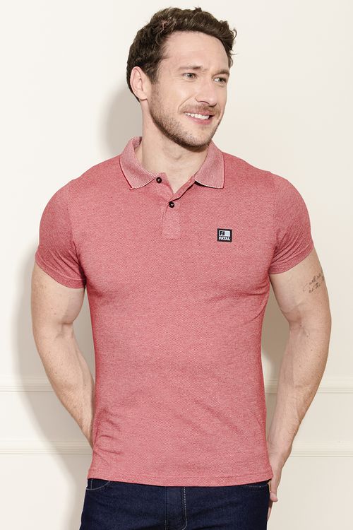Camisa Polo Masculina Fatal - Vermelho