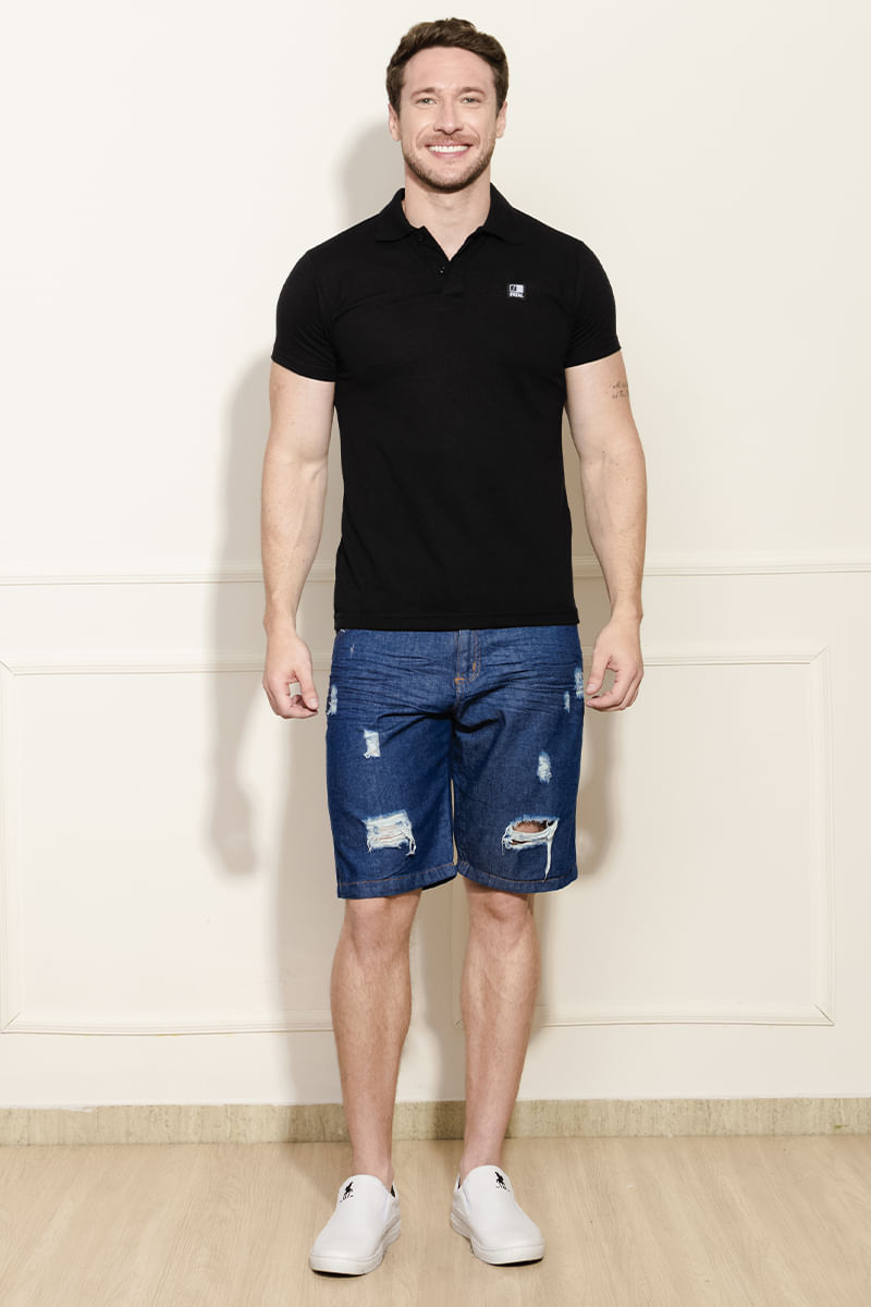 Camisa-Polo-Masculina---Preta