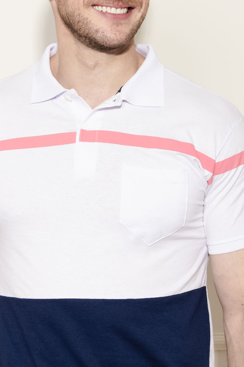 Camisa-Polo-Masculina-Recortes---Azul