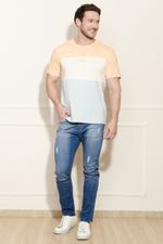 Camiseta-Masculina-Recortes---Laranja
