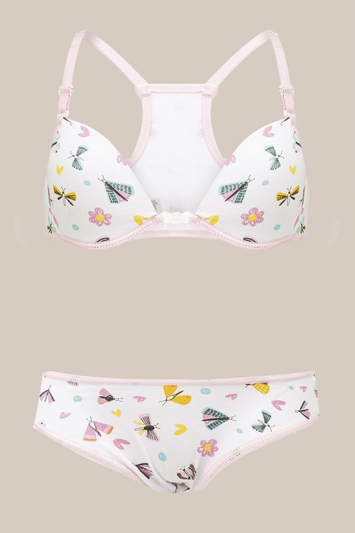 Conjunto Calcinha e Sutiã - Branco