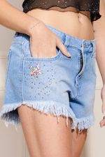 Shorts-Feminino-Strass---Jeans
